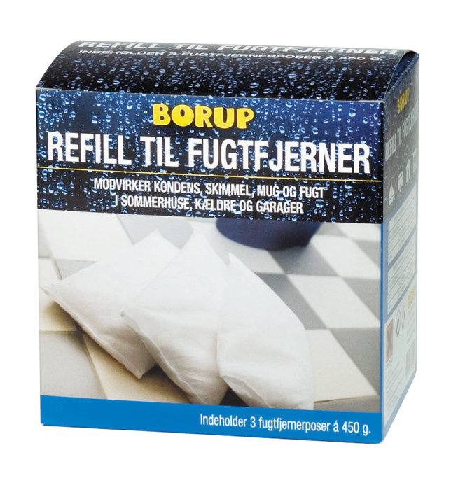 Fugtfjerner refill poser 3 stk.